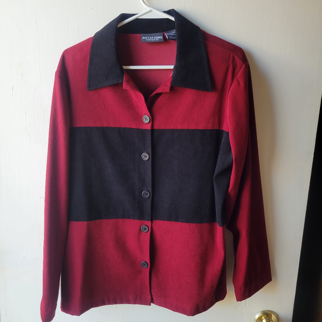 Notations Large Button-Down Top